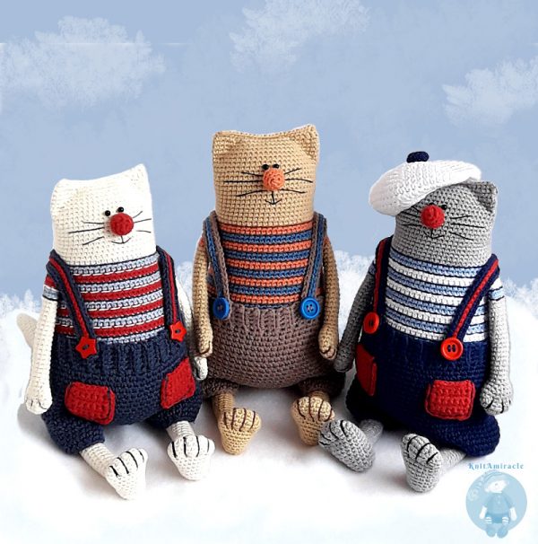 Crochet pattern toy cat